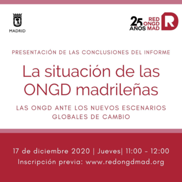 Presentación conclusiones informe “La situación de las ONGD madrileñas”